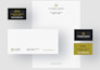 create elegant minimalistic business card